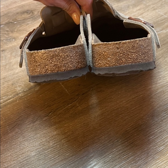 Birkenstock women’s Boston Suede Slip-Ons - taupe Size 40/9 - Picture 4 of 4